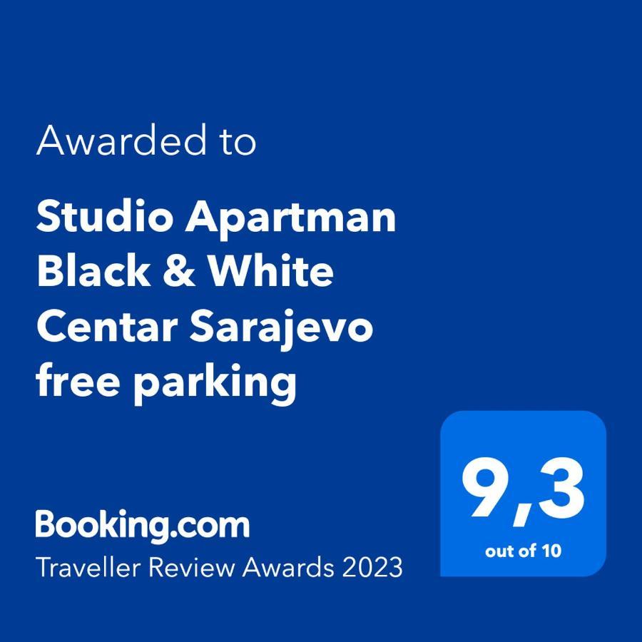 Studio Apartman Black & White Centar Sarajevo Free Parking Eksteriør bilde